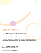 Download Co-created CBPR Project Principles and Agreements